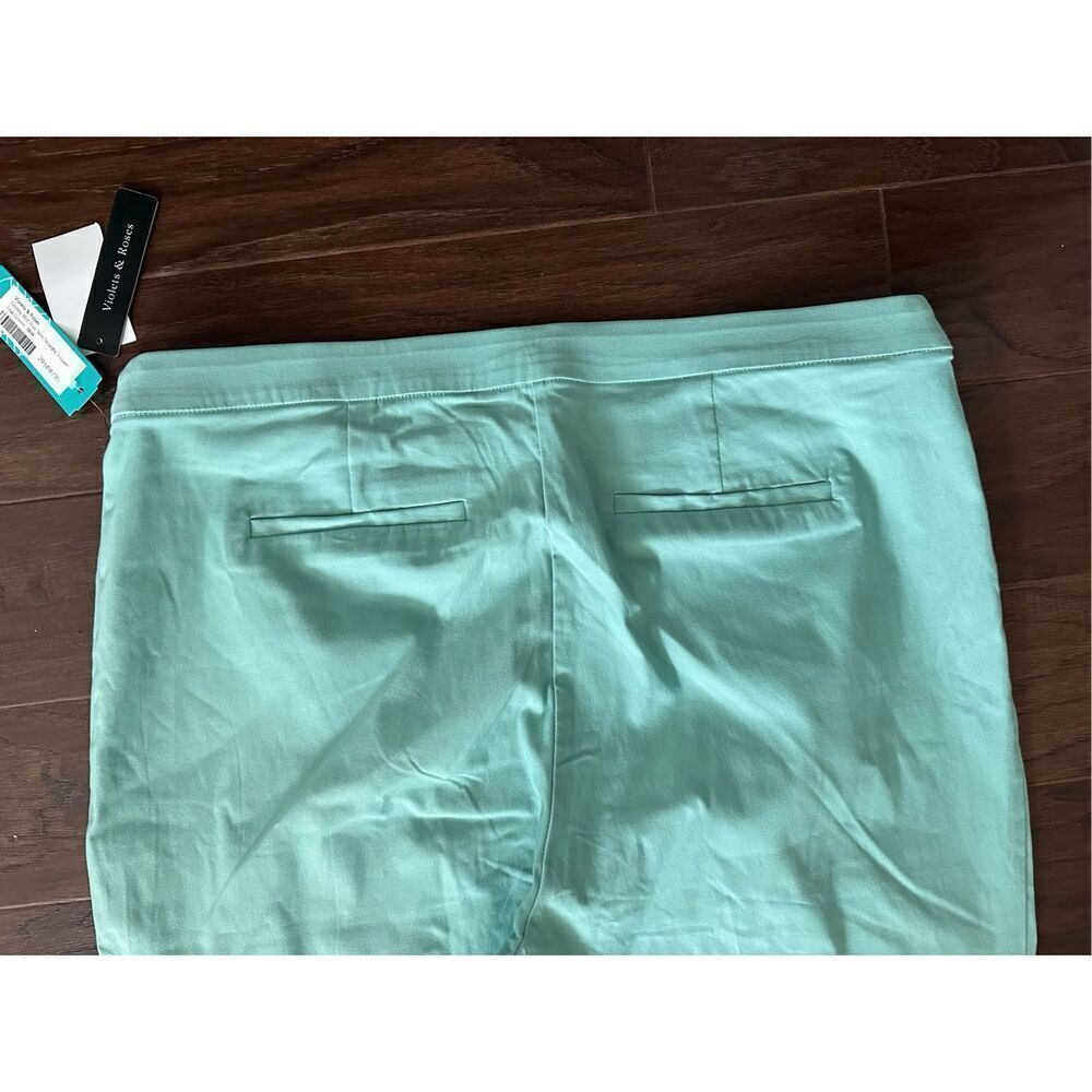 NWT Violets & Roses Turquoise Slacks 18w - Picture 3 of 6